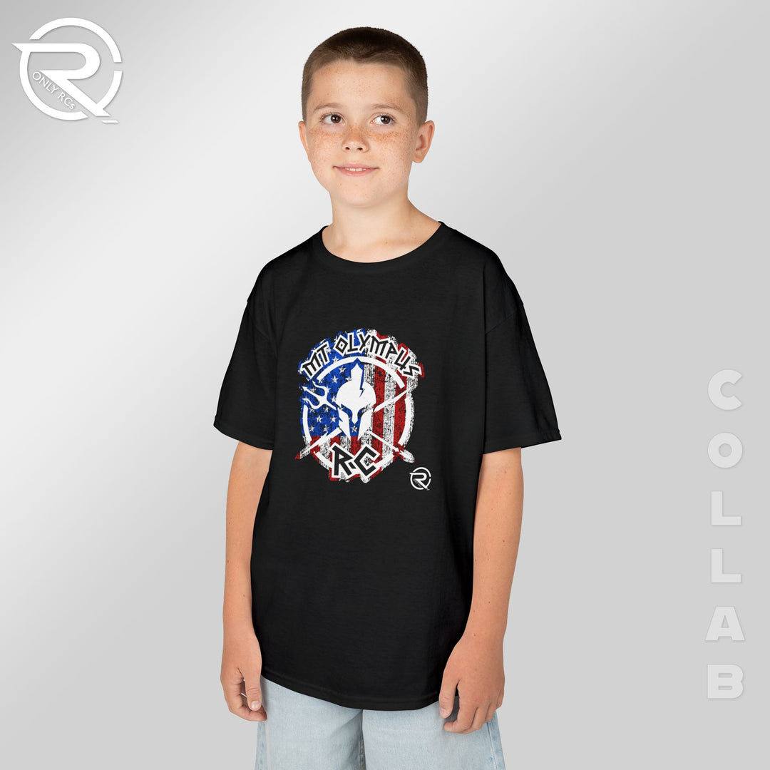 Mt. Olympus Kids Patriotic Heavy Cotton Tee - Collaboration
