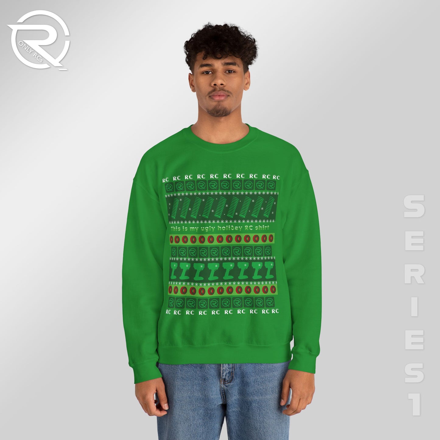 OnlyRCs - Ugly Holiday RC Unisex Heavy Blend™ Crewneck Sweatshirt - Series 1