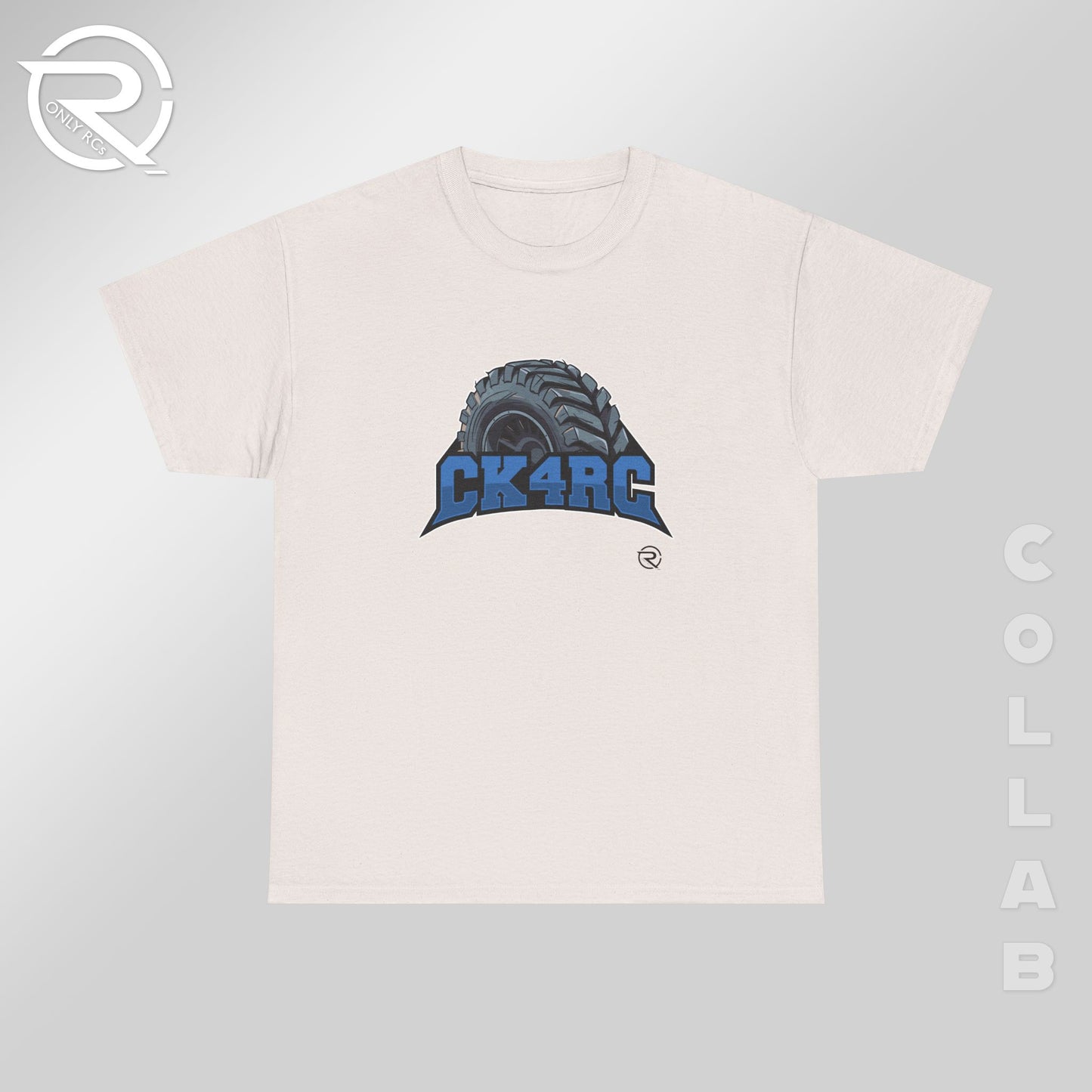 OnlyRCs - CK4RC Logo Heavy Cotton Tee - Collaboration