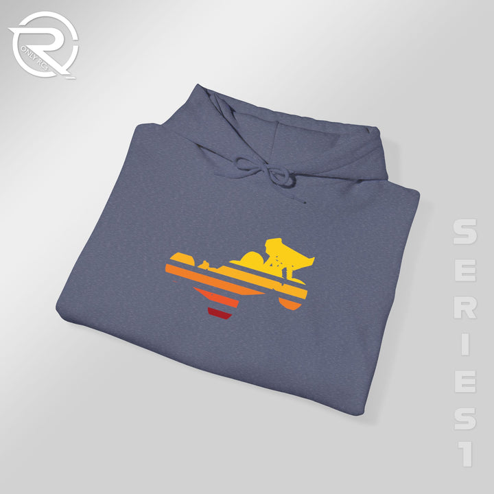 OnlyRCs - Sunset Fade Buggy Unisex Heavy Blend™ Hooded Sweatshirt - Series 1