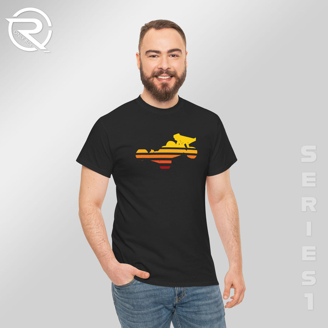 OnlyRCs - Buggy Sunset Fade Heavy Cotton Tee - Series 1