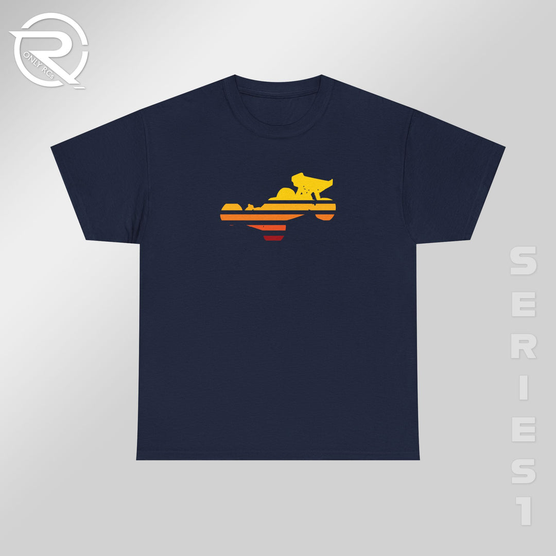 OnlyRCs - Buggy Sunset Fade Heavy Cotton Tee - Series 1