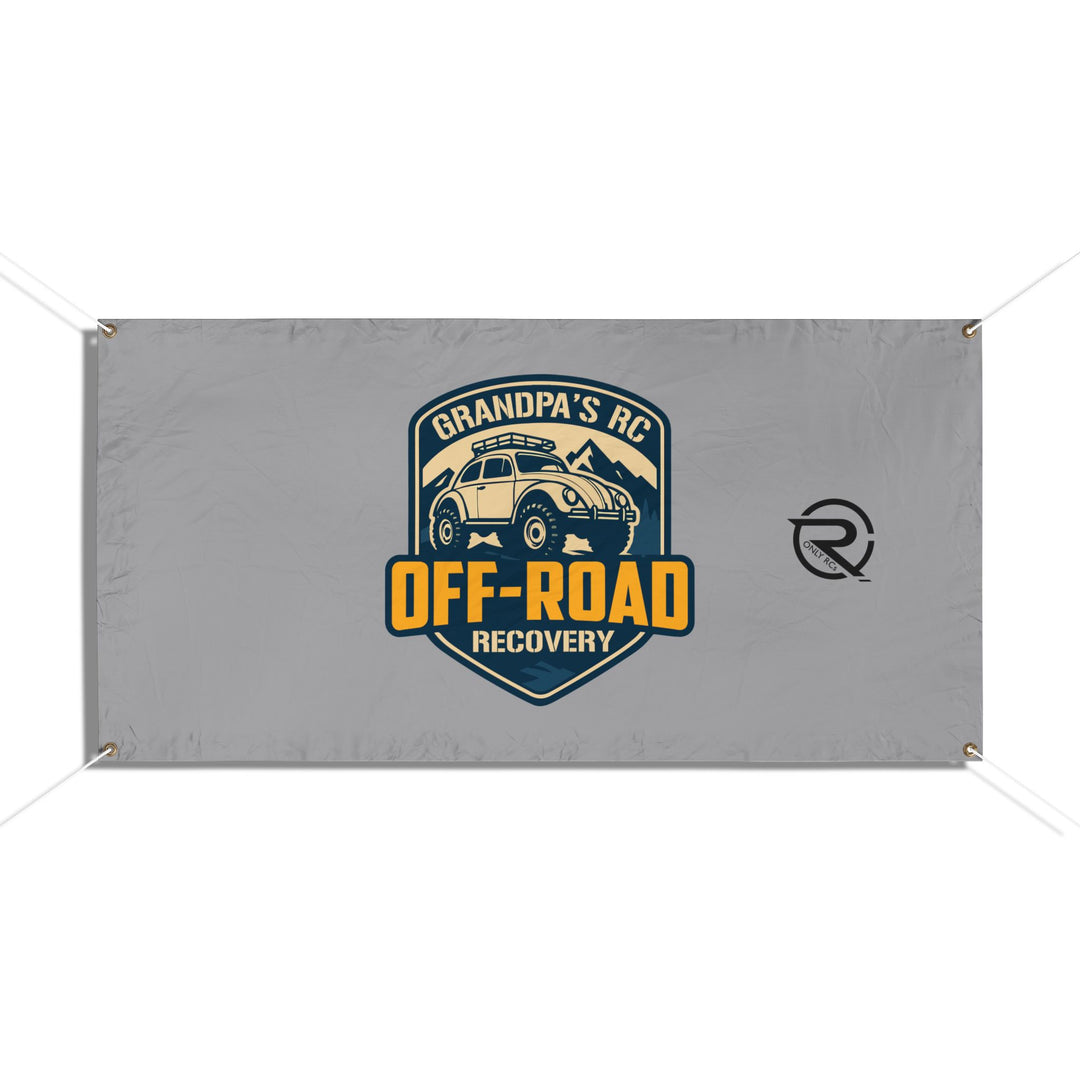 OnlyRCs - Grandpa's RC Recovery Vinyl Banner - Collaboration