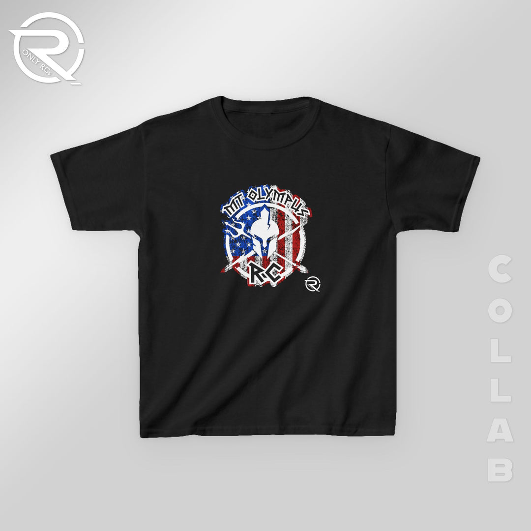 Mt. Olympus Kids Patriotic Heavy Cotton Tee - Collaboration