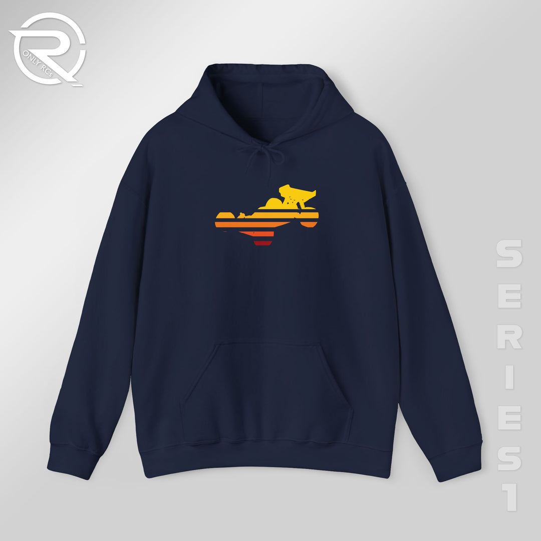 OnlyRCs - Sunset Fade Buggy Unisex Heavy Blend™ Hooded Sweatshirt - Series 1