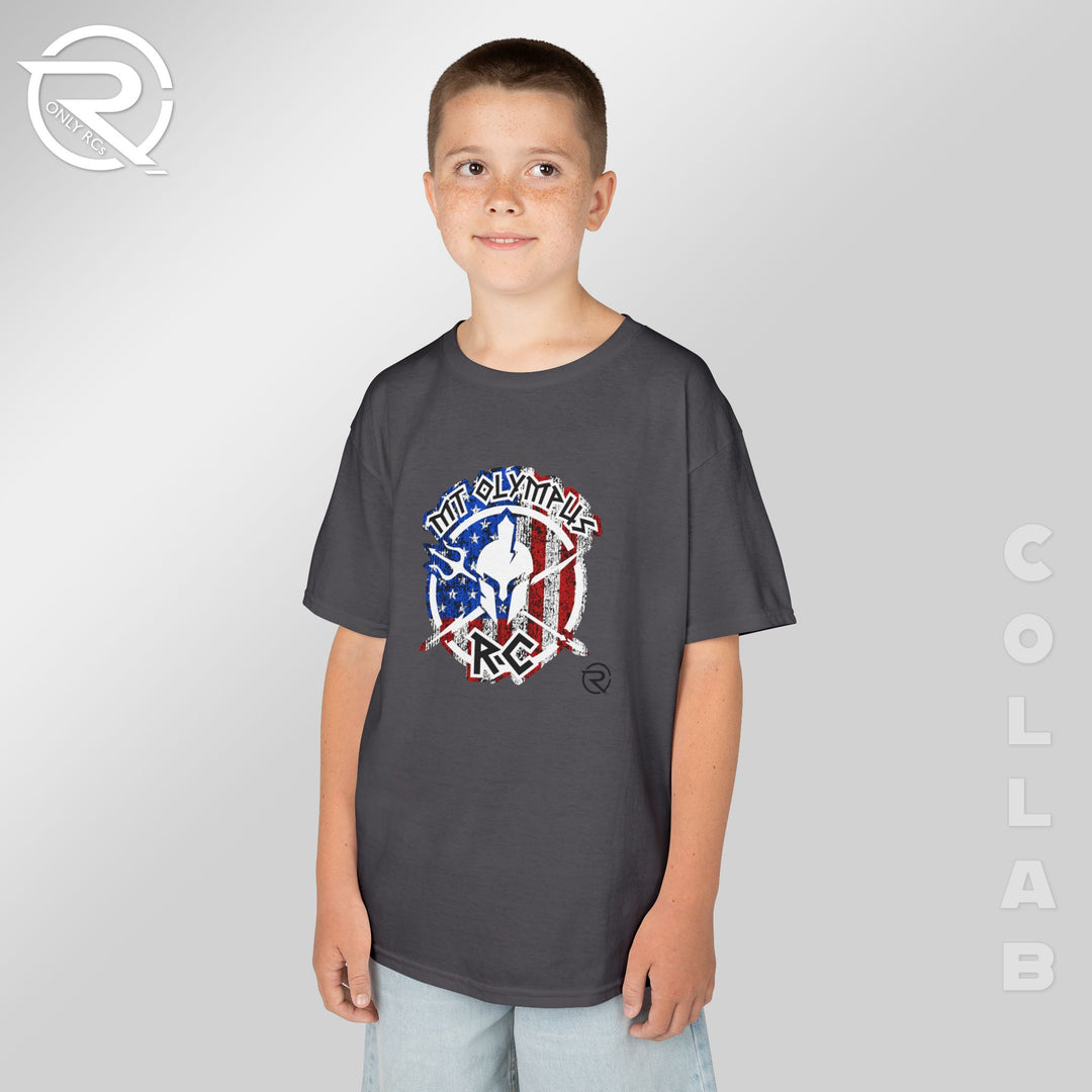 Mt. Olympus Kids Patriotic Heavy Cotton Tee - Collaboration