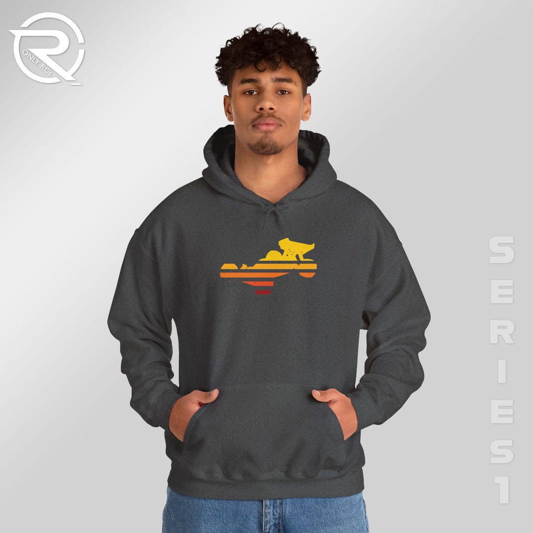 OnlyRCs - Sunset Fade Buggy Unisex Heavy Blend™ Hooded Sweatshirt - Series 1