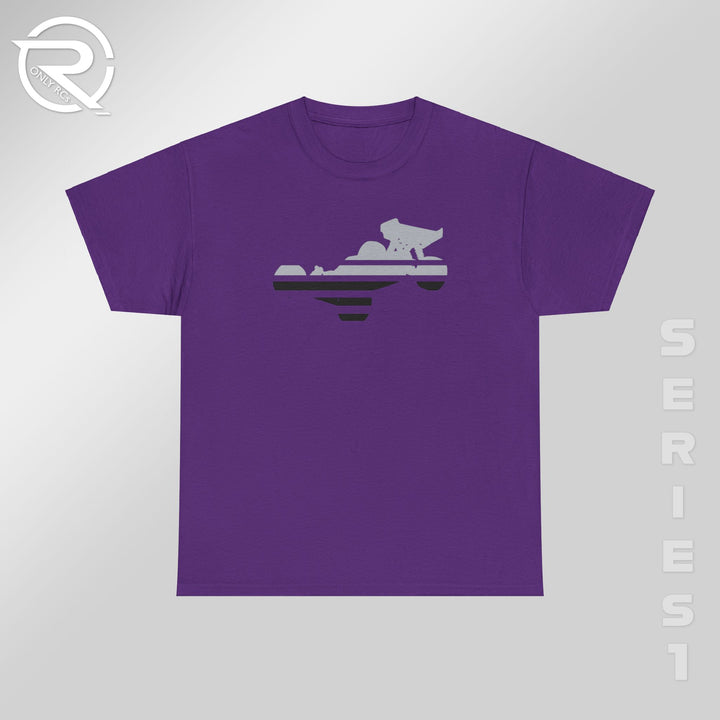 OnlyRCs - Buggy Black and Gray Fade Heavy Cotton Tee - Series 1