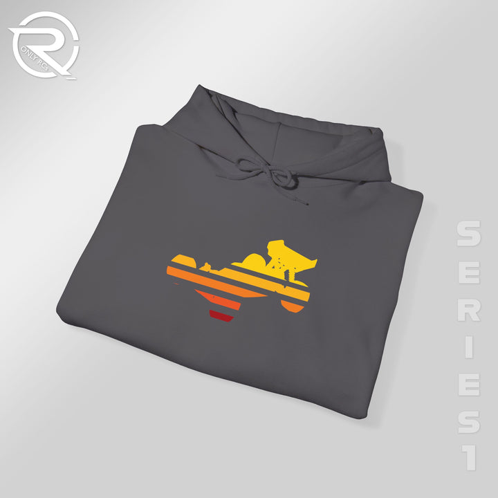OnlyRCs - Sunset Fade Buggy Unisex Heavy Blend™ Hooded Sweatshirt - Series 1