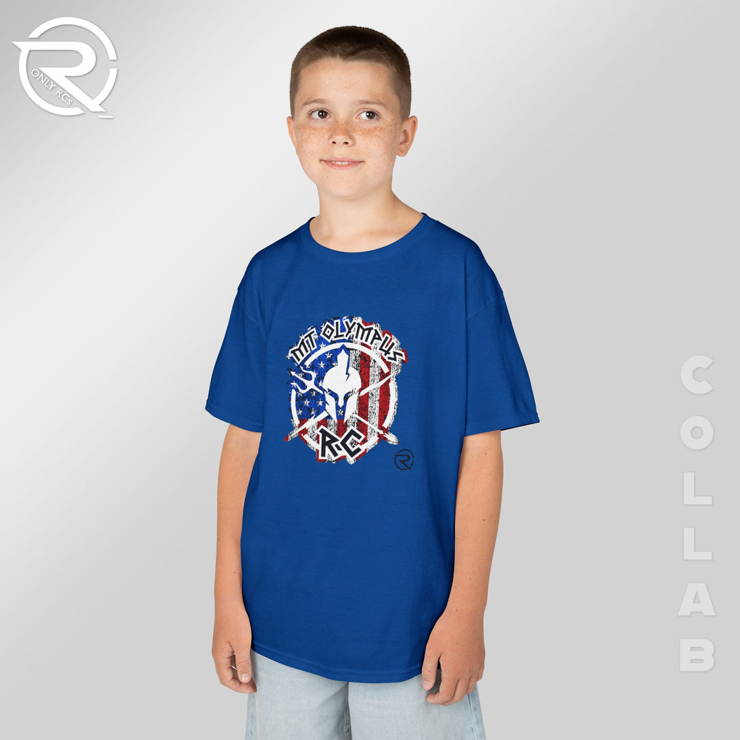 Mt. Olympus Kids Patriotic Heavy Cotton Tee - Collaboration