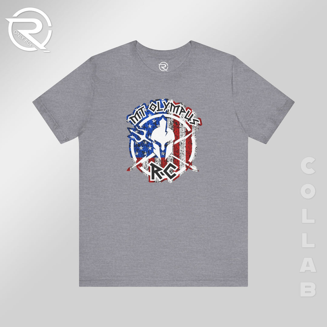 OnlyRCs - Mt. Olympus Patriotic Graphic Tee - Jersey Short Sleeve Collaboration