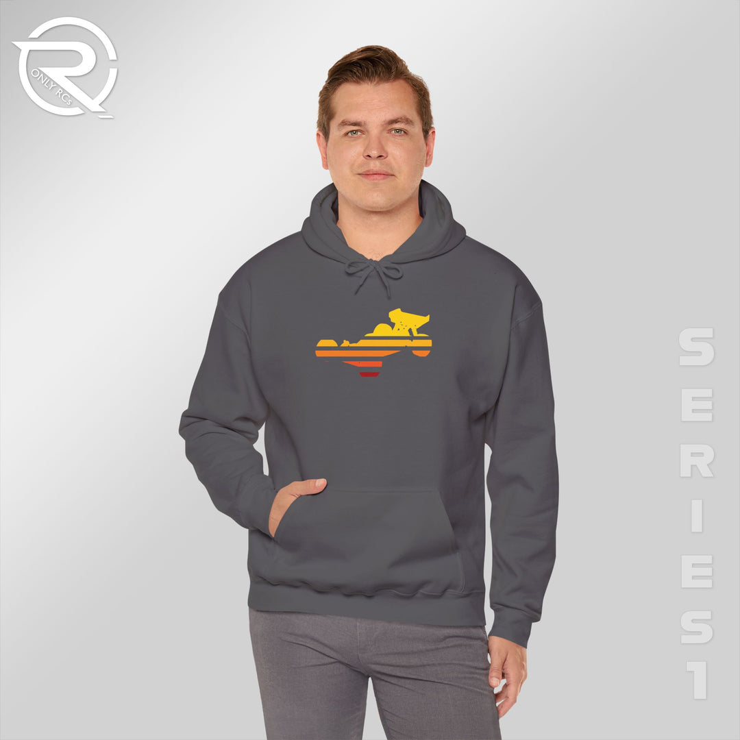 OnlyRCs - Sunset Fade Buggy Unisex Heavy Blend™ Hooded Sweatshirt - Series 1