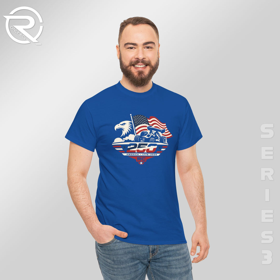 250th Anniversary Patriotic RC Racing Gildan T-Shirt