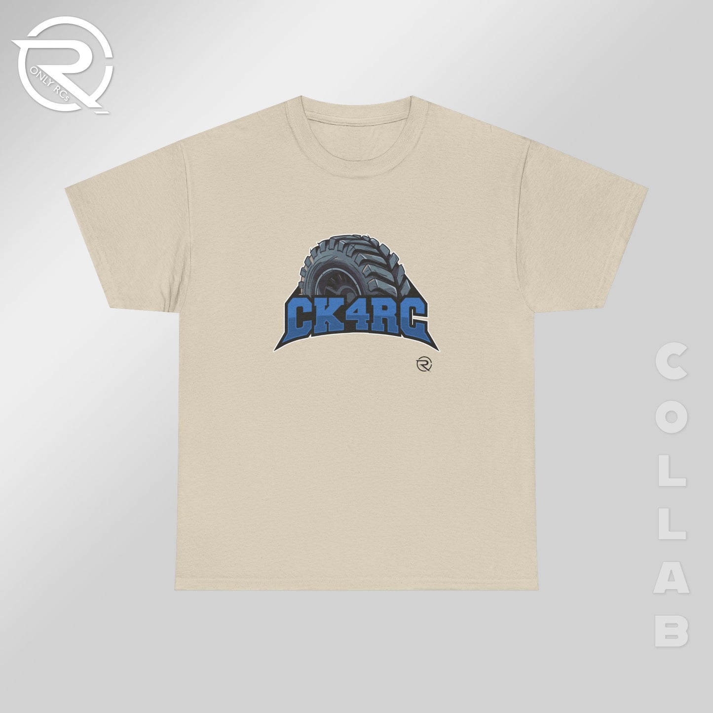 OnlyRCs - CK4RC Logo Heavy Cotton Tee - Collaboration