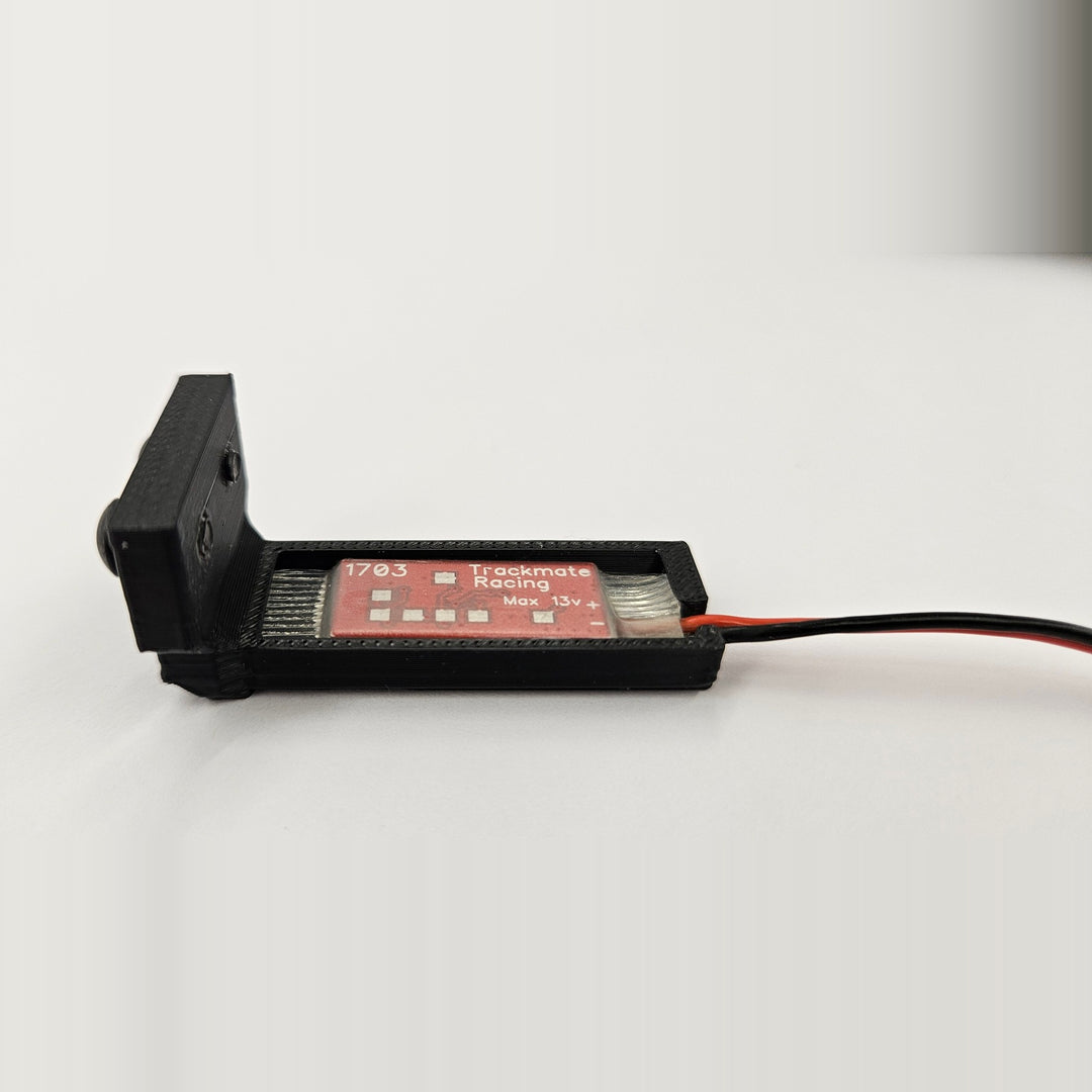 Losi NASCAR compatible Transponder mount compatible with Trackmate T1601rc Transponder